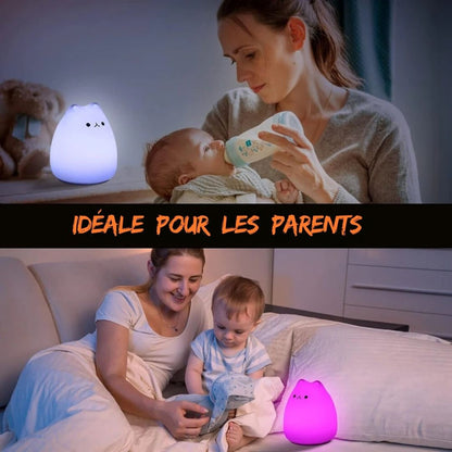 Veilleuse en forme de chat