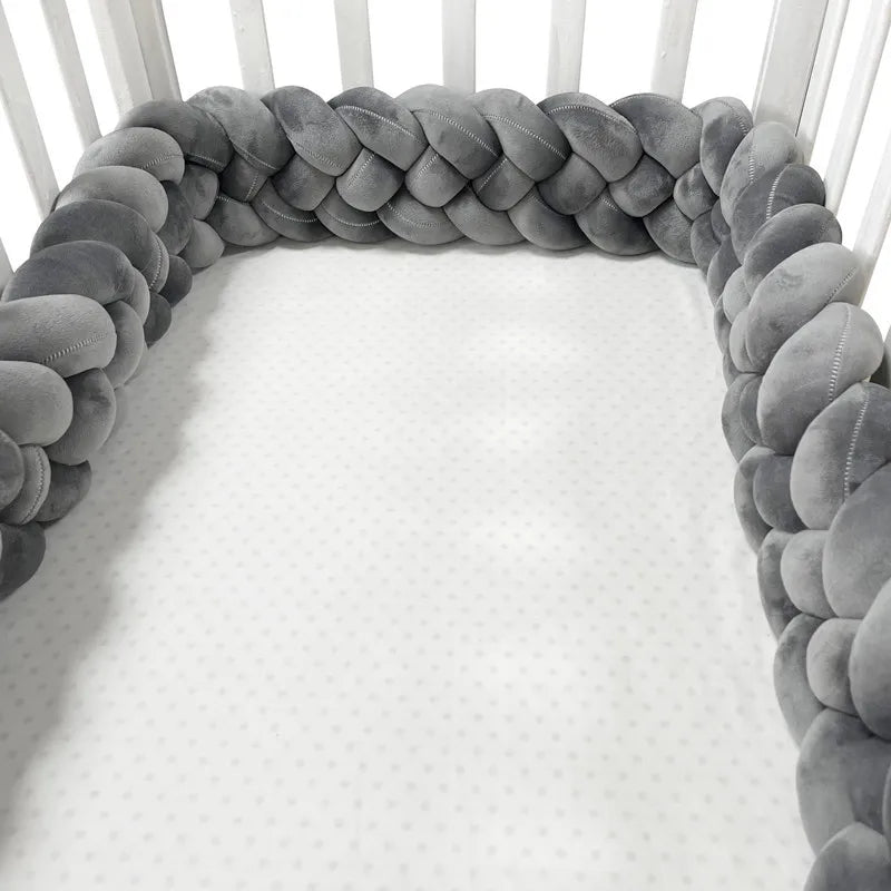 TRESSE DE LIT| GRIS-BLANC