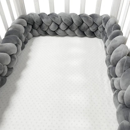 TRESSE DE LIT| GRIS-BLANC