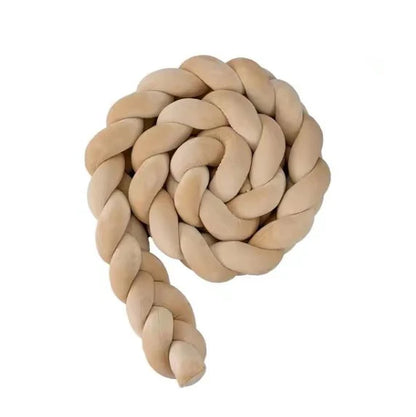 TOUR DE LIT TRESSE | BEIGE-GRIS