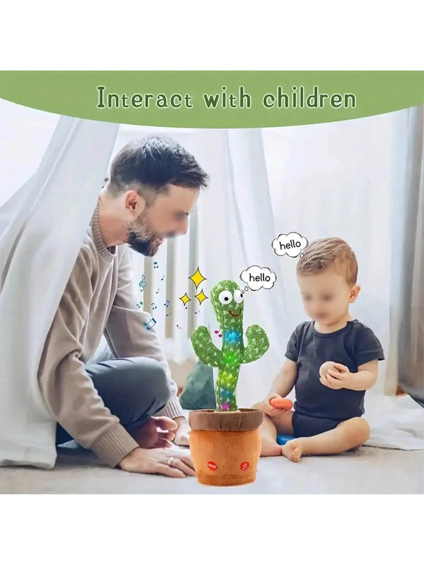 Cactus dansant bébé | Amusement et eveil pour toute la famille