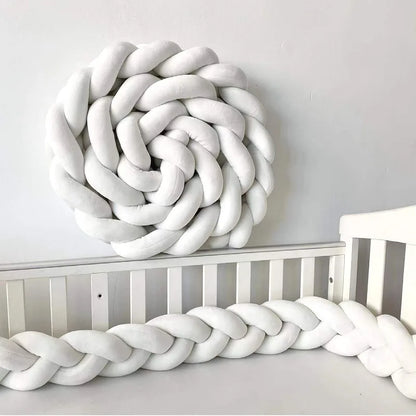 TOUR DE LIT TRESSE | BLANC